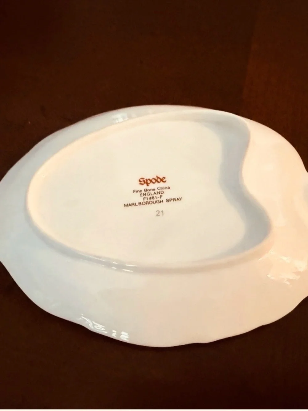 Spode porcelain serving